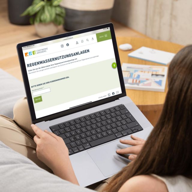 Neu auf unserer Homepage: Zählerstände für Regenwa ...