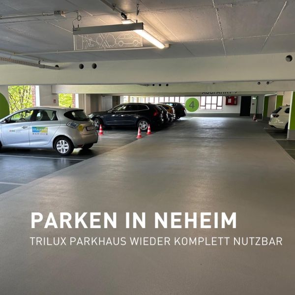 Das Trilux Parkhaus erstrahlt nach umfangreicher S ...