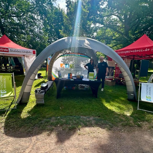 Heute sind wir auf dem Nachhaltigkeitsfestival Sch ...